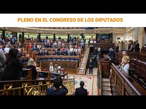 🔴DIRECTO | Sesión plenaria en el Congreso de los Diputados | RTVE Noticias