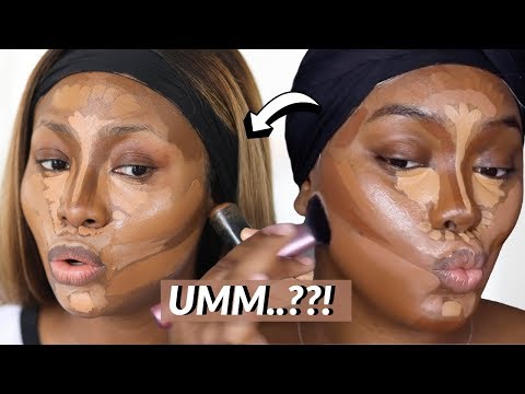 I FOLLOWED THIS YOUTUBER'S EXTREME MAKEUP TUTORIAL AND...😯 | DIMMA UMEH