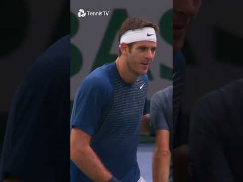 Tennis Or Hurdles?! 😂 A Fun Point Between Federer & Del Potro!