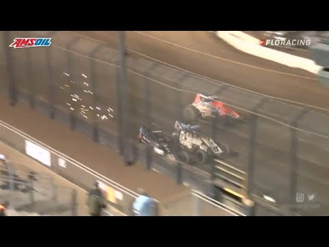 Top-10 Closest USAC Finishes of 2021 - dirt track racing video image
