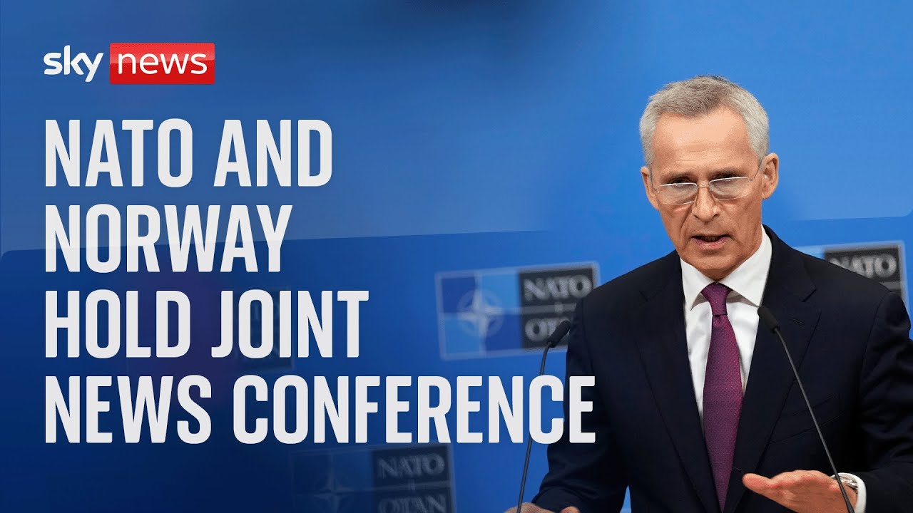 NATO secretary general holds news conference with Norway prime minister