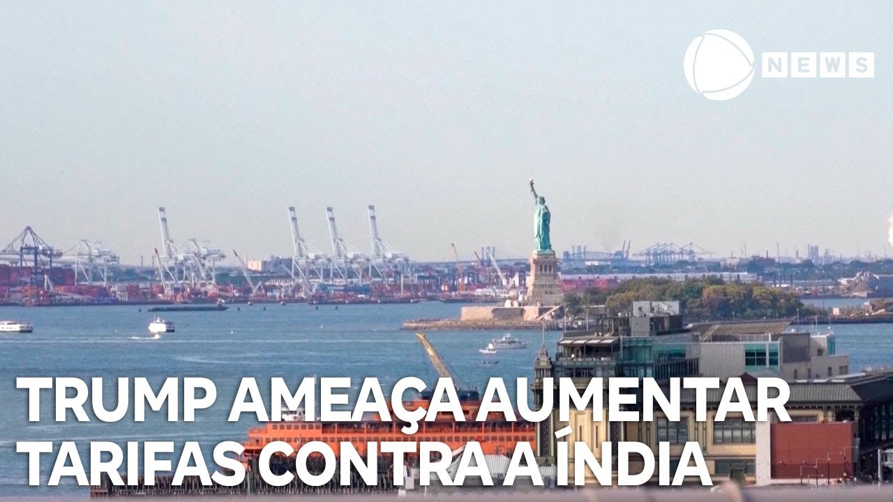 Trump ameaça aumentar tarifas sobre a Índia