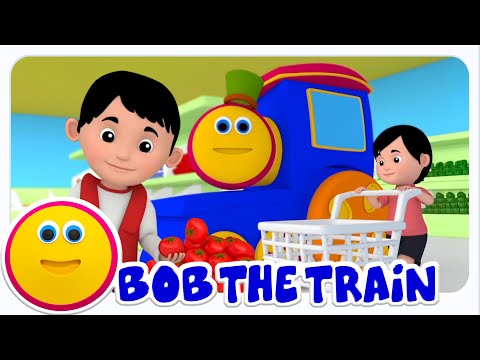 Supermercato a Colori Canzone Animata per Bambini Dell'Asilo e Più Video - Bob The Train