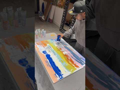 Making a painting in 12 mins