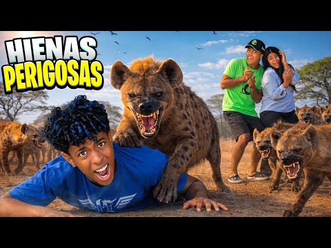 HIENAS SELVAGENS NOS ATACARAM! *FOMOS MORDIDOS*😨
