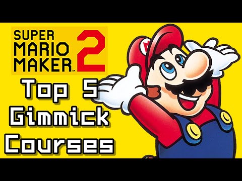 Super Mario Maker 2 Top 5 GIMMICK COURSES (Switch) - UChnz1eAo9SfuDfqFZt1KFtA