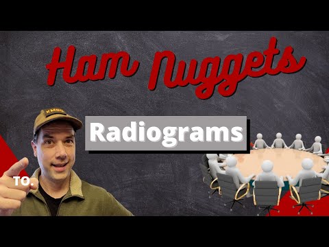 How hams can help in emergency/disaster situations with Radiograms - Ham Nuggets Live