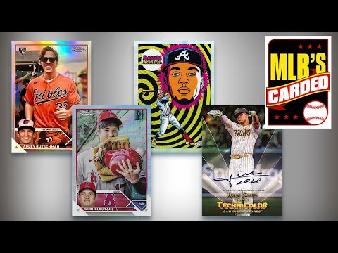 MLB’s Carded: Awesome Topps Chrome cards and tons of pitching guests! video clip