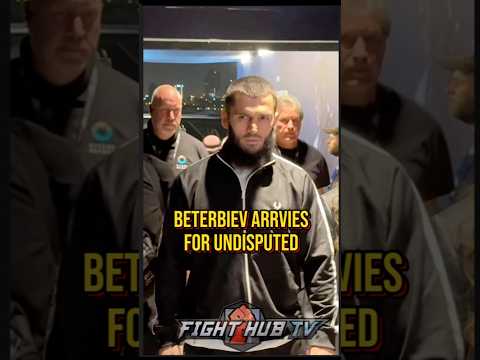 Artur Beterbiev arrives LOCKED IN for undisputed!