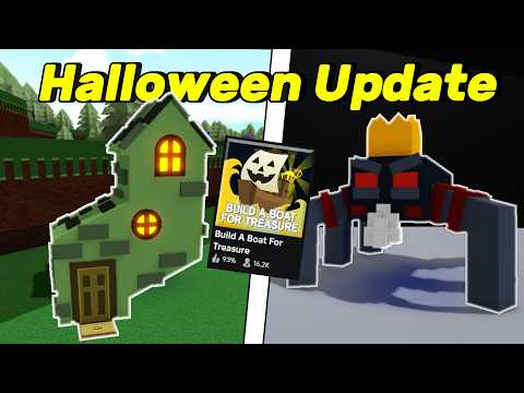 I Created The NEW HALLOWEEN UPDATE In Build A Boat For Treasure