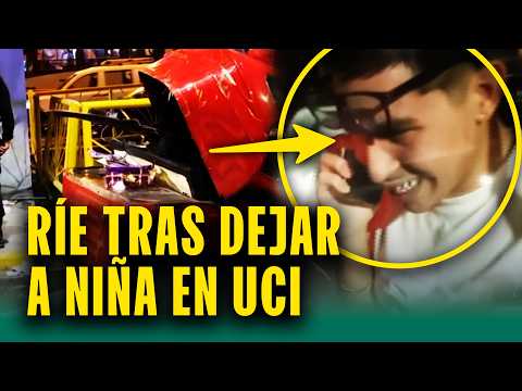 Policía no deja que víctimas denuncien: Chofer ríe tras chocar mototaxi y dejar a niña en uci