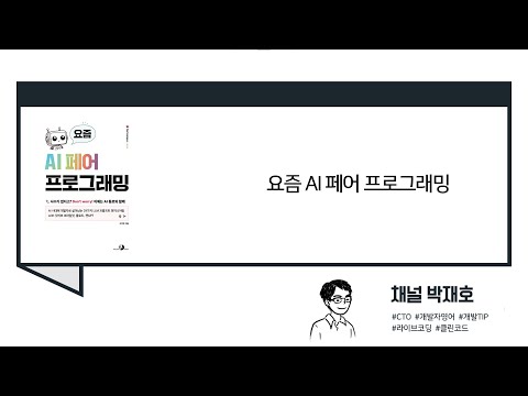 [독서광] 요즘 AI 페어 프로그래밍