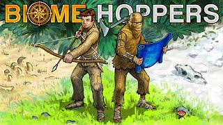 YouTube thumbnail for Blooprint's video titled 'I Lived as a NOMAD in Search of the ULTIMATE BIOME - Rust'