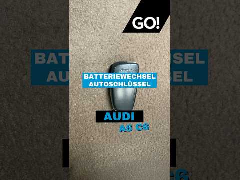 How to change the battery of the Audi A6 C6 key. - Audi A6 (MK 3, C6)