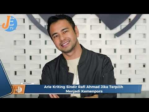 Arie Kriting Sindir Raffi Ahmad Soal Isu Jadi Menpora