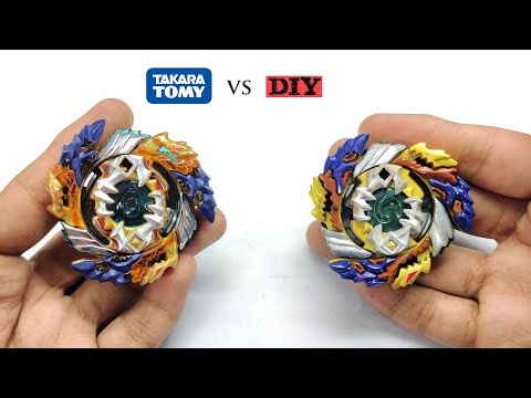 Original Geist Fafnir Vs My Diy Geist Fafnir Beyblade fight