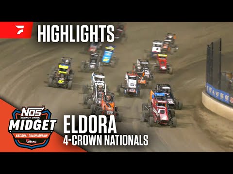 𝑯𝑰𝑮𝑯𝑳𝑰𝑮𝑯𝑻𝑺: USAC NOS Energy Drink National Midgets | Eldora Speedway | September 20, 2025 - dirt track racing video image