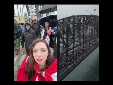 SyrianGirl Joins 100,000 Australians Protesting the Genocide in Gaza