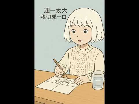 把週一切成一口大小：微啟動抗拖延｜雲子的藍色幽默 #躺平研究所 #情感 #心理學博士