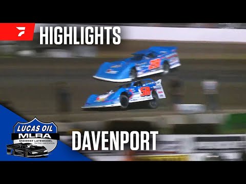 Lucas Oil MLRA Late Models at Davenport Speedway 9/13/24 | Highlights - dirt track racing video image