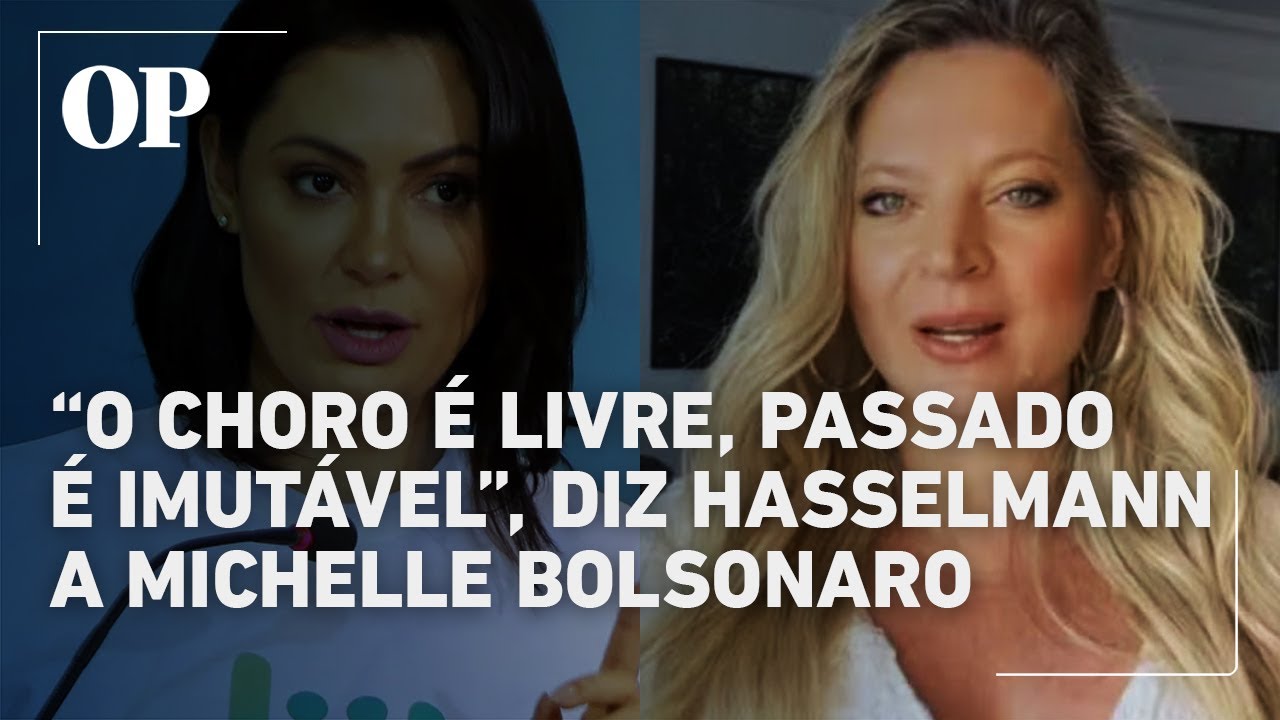 Joice Hasselmann manda recado para Michelle Bolsonaro O choro é livre passado é imutável
