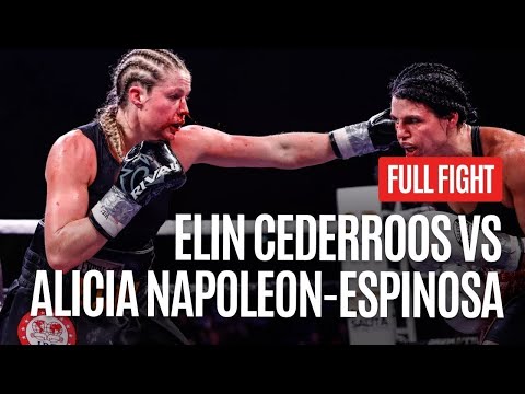 ALICIA “THE EMPRESS” NAPOLEON ESPINOSA VS ELIN CEDERROOS  FULL FIGHT