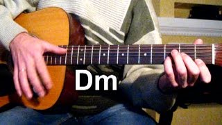 Владимир Мирза - Блюз - Тональность ( Dm ) Как играть на гитаре песню