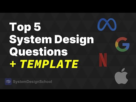5 Most Asked System Design Questions at FAANG