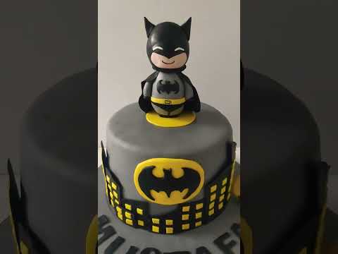 Batman Pasta ( Batman Cake)