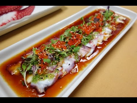 Octopus Carpaccio - How To Make Sushi Series - UCbULqc7U1mCHiVSCIkwEpxw