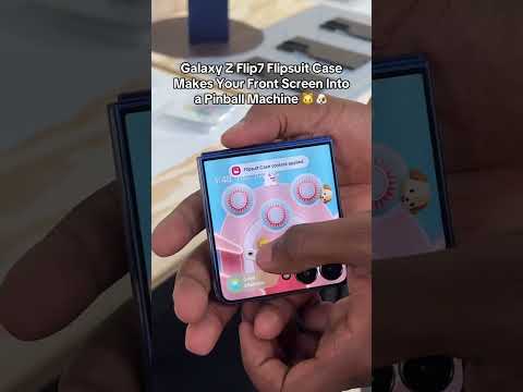 Galaxy Z Flip7 Flipsuit Case Makes Your Front Screen Into a Pinball Machine