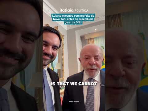 LULA SE ENCONTRA COM PREFEITO DE NOVA YORK ANTES DE ASSEMBLEIA GERAL DA <strong>ONU</strong>