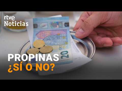 Solo uno de cada cuatro españoles deja propina y la mayoría no llega al 5% de la cuenta |RTVE