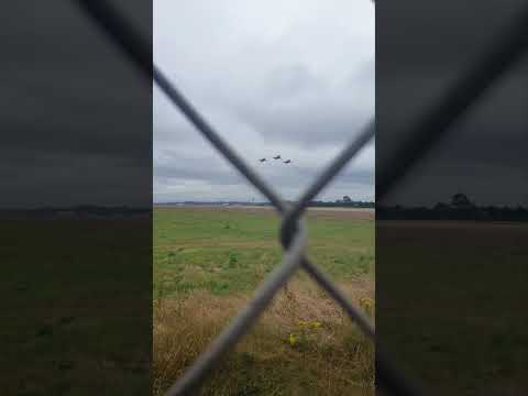 The RAF Red Arrows blasting out of Bournemouth Airport (30/06/24)