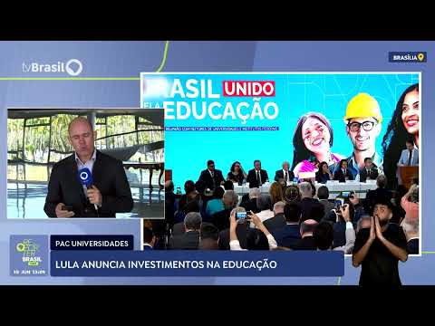 Lula anuncia investimentos na educação