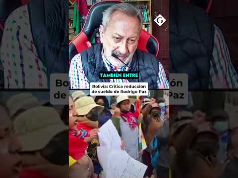 RODRIGO PAZ enfrenta CRÍTICAS tras REDUCCIÓN DE SUELDO en plena crisis | #radar24