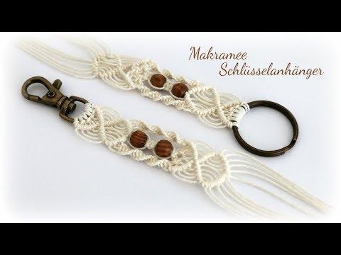 Makramee Schlüsselanhänger * DIY * Macrame Keychain