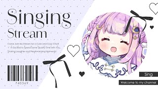【歌枠/KARAOKE】月曜定期歌枠♥今日は音源アリ♡　singing with guitar stream【個人Vtuber/つきみゆこ】