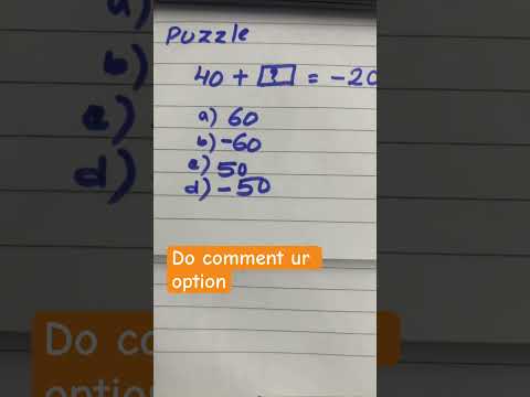 Simple puzzle for kidos #puzzle #test#maths #ytshort