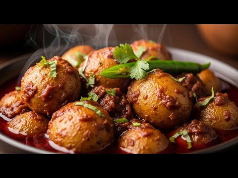 লুচি বা পরোটার সাথে খাওয়ার জন্য বানান ঝাল ঝাল কষা আলুর দম!