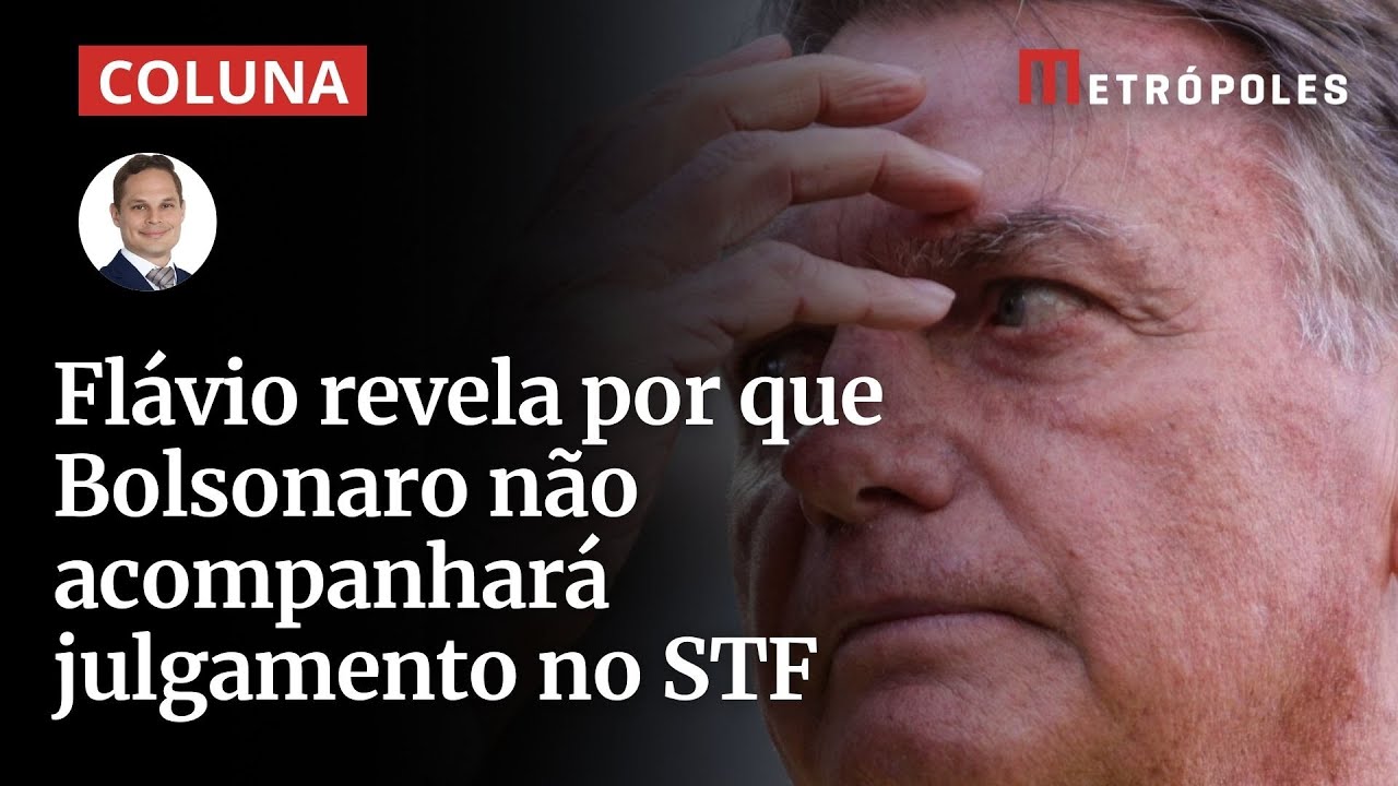 Flávio revela por que Bolsonaro não acompanhará julgamento no STF