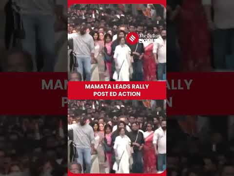 Mamata Banerjee Leads Kolkata Rally After ED Raid