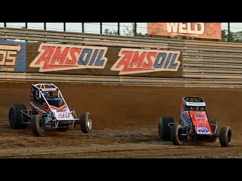 HIGHLIGHTS: USAC AMSOIL National Sprint Cars | I-70 Motorsports Park | 5/14/2022 - dirt track racing video image