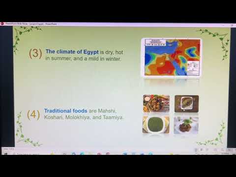 عرض تقديمي عن التراث والعادات والتقاليد المصرية