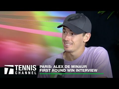 Alex de Minaur Reacts to his Comeback Victory over Murray | 2023 Paris First Round Win Interview