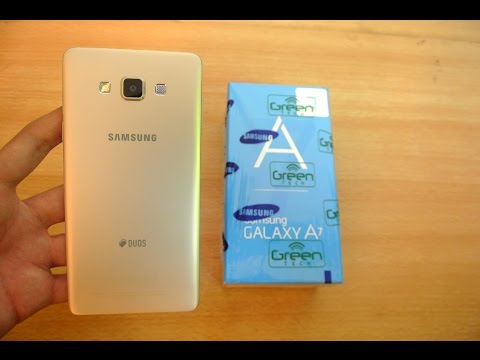 Samsung Galaxy A7 GOLD - Unboxing, Setup & First Look HD - UCTqMx8l2TtdZ7_1A40qrFiQ