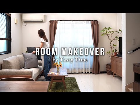 模様替え🛋️/家具を新調して心地よく暮らすリビングダイニング/ふたり暮らしの日常