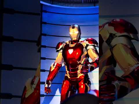 The best Marvel roller coaster in #disneylandparis with Iron Man😱🤯