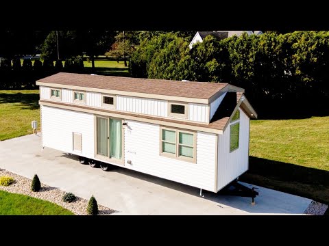 Gorgeous and cozy tiny house on wheels with spacious and comfortable space for your relaxing life