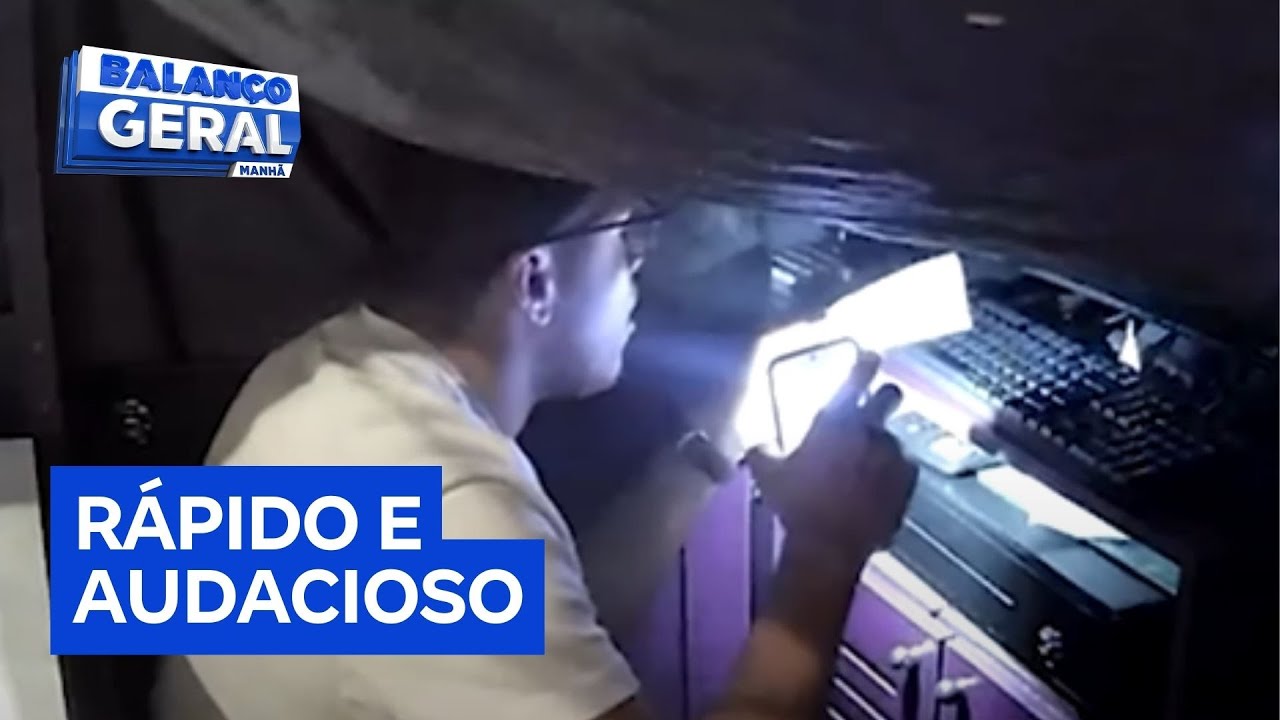 Criminoso rouba mais de R$ 10 mil em shopping em 20 minutos